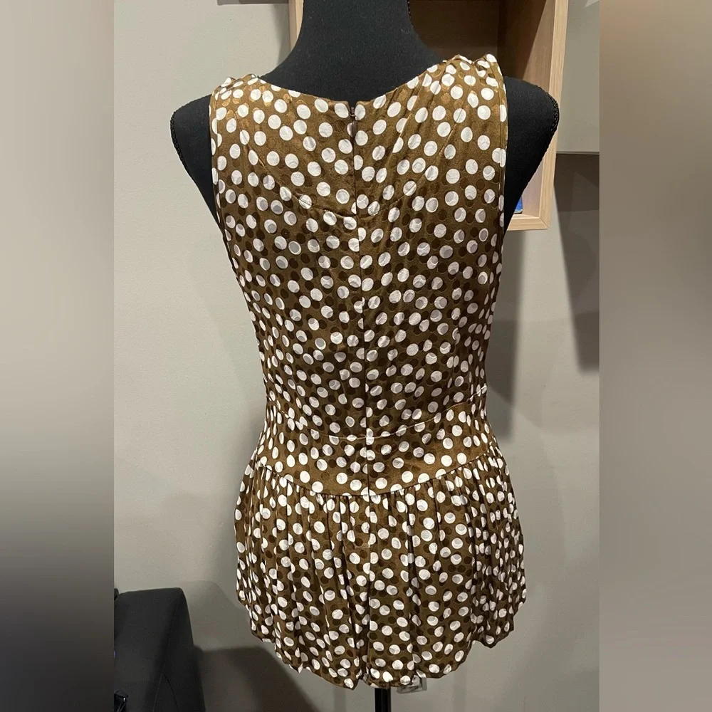 JCrew Polka‎ Dot Blouse